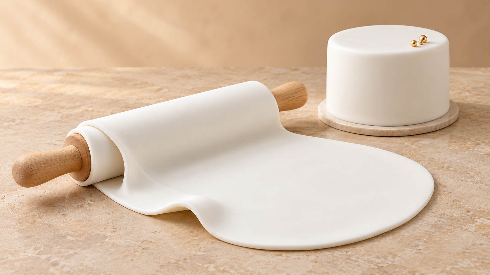 White Sugar Paste (Rolling Fondant) for commercial food production